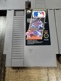 NES Lot of 5 Games: Bump n' Jump, Xenophobe, Tecmo NBA, Bases Loaded, MLB ...