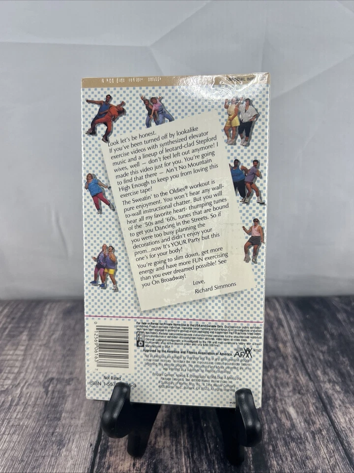 Richard Simmons Sweatin To The Oldies VHS Tape Exercise 1990 - Image 2 of 3