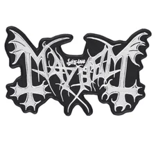 Mayhem Embroidered Sew-on Back Patch | Norwegian Black Metal Music Band Logo