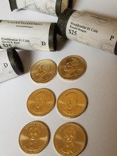 2016 Presidential Gold 1 Dollar Set. 6 coins Nixon, Ford,  Reagan P  D UNC 