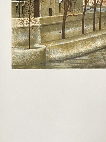 ANDRE RENOUX PAINTER ORIGINAL ART EXHIBITION POSTER PRINT 1970s PARIS VINTAGE - Picture 11 of 18