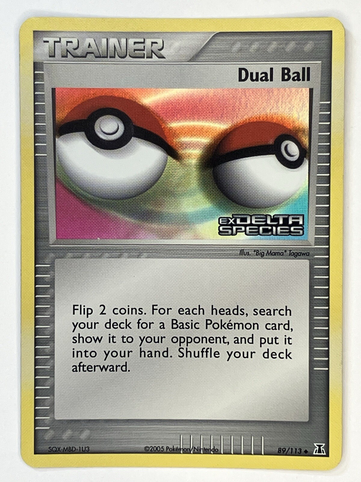 Dual Ball NM Stamped Delta Species 89/113 Pokemon TCG Reverse Holo