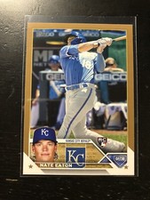 2023 Topps Series 2 Gold /2023 Nate Eaton #557 Rookie RC Card PWE