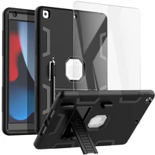 Case For iPad 9th 8th 7th Generation 10.2" Shockproof Heavy Duty Stand Cover