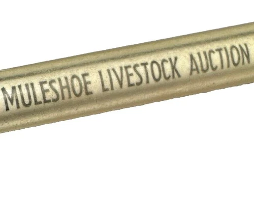 Vintage Muleshoe Texas Livestock Auction Clayton Myers Farming Ag Farm TX Pen