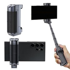 Universal Smartphone Camera Grip with Selfie Stick, Wireless Bluetooth Remote...