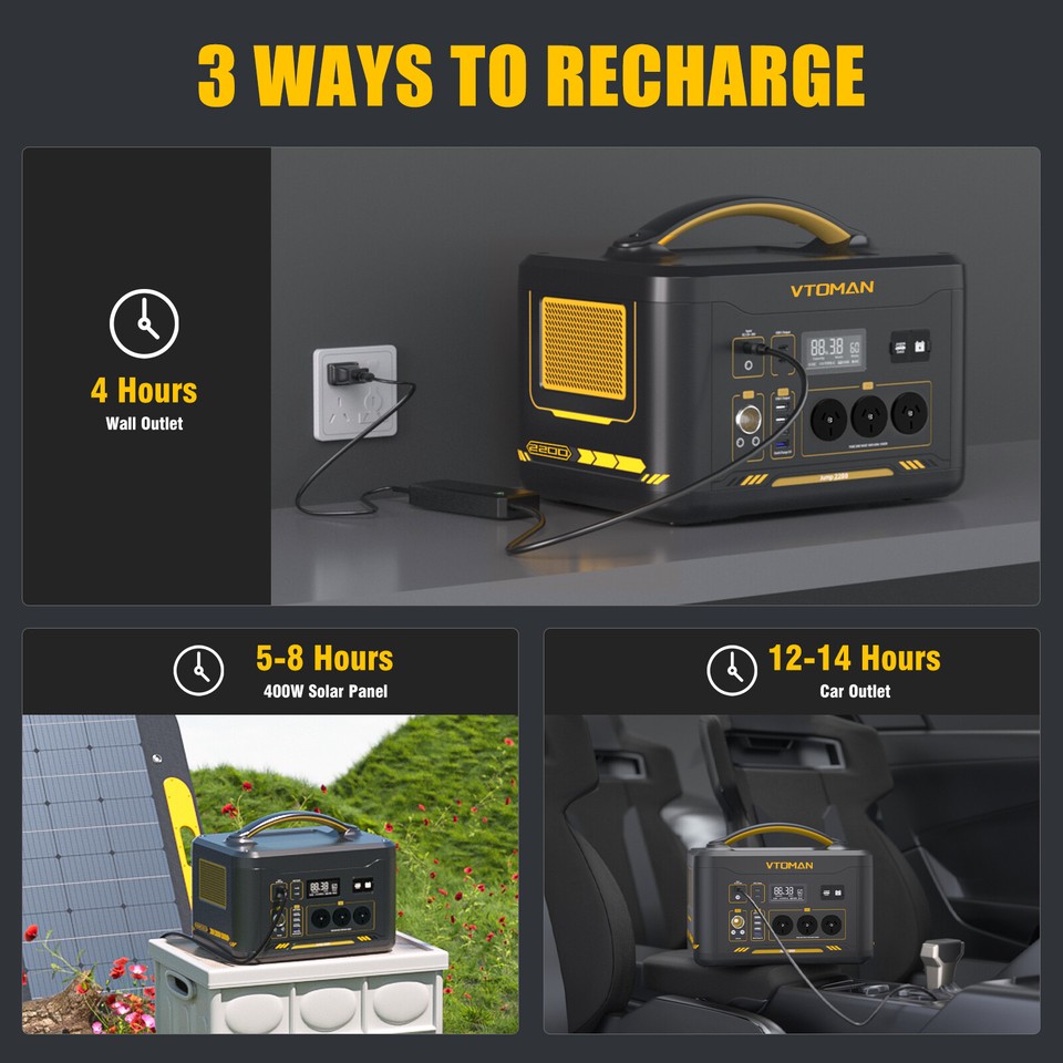 VTOAN FlashSpeed 1500 Centrale Elettrica Portatile Con Batteria Extra - Foto 8