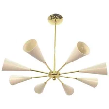 Conical Sputnik Chandelier Stilnovo Style Ceiling Chandelier Light Fixture Lamp