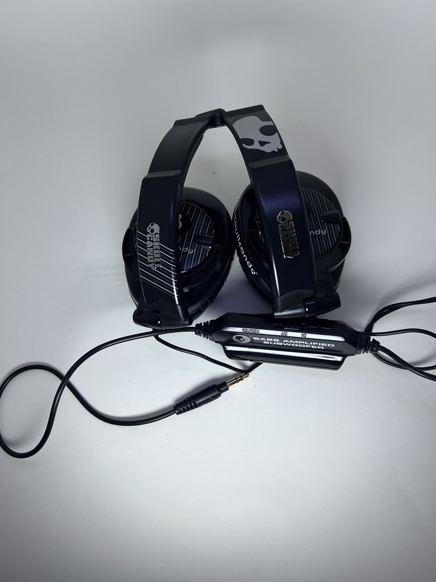 SKULLCANDY SKULLCRUSHERS SUPREME SOUND HEADPHONE WITH SUBWOOFER IN