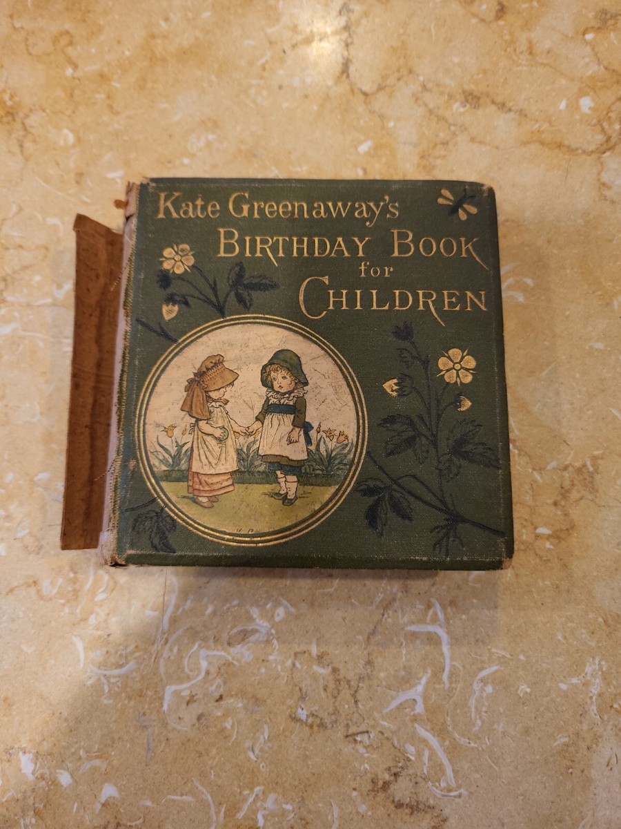 Kate Greenaway's Birthday Book for Children ca 1881 early ed | eBay