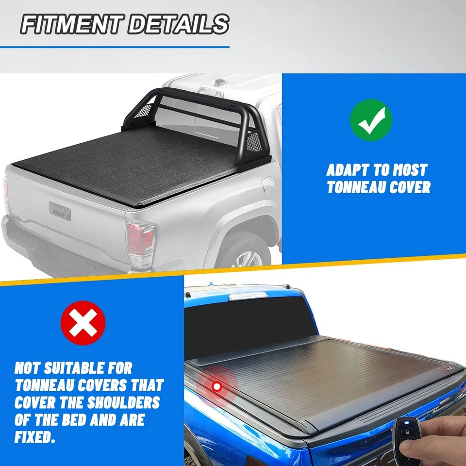 Barra antivuelco barra deportiva plataforma soporte de persecución para Chevrolet S-10 1994-2004/GMC Sonoma Foto 4 de 4