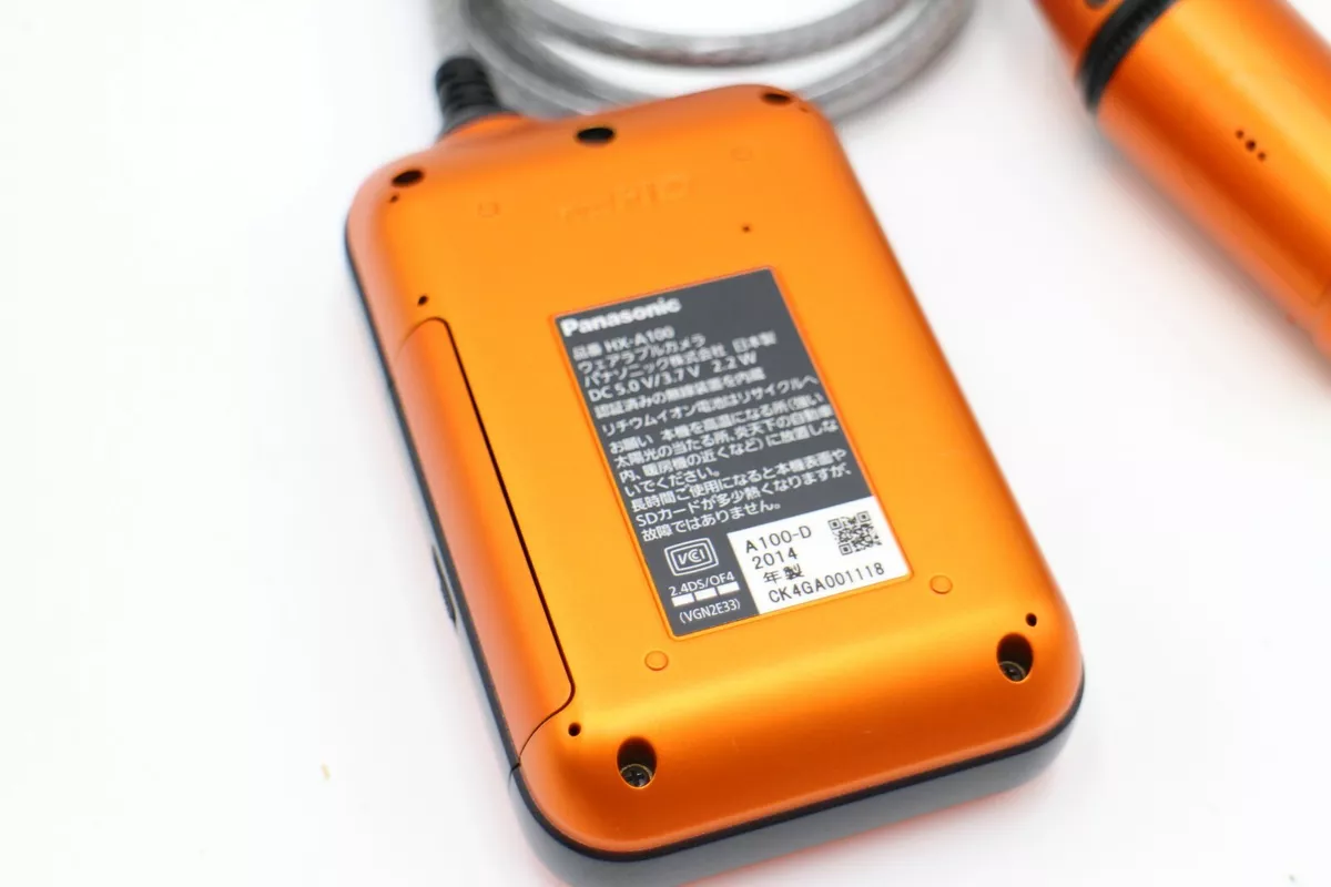 Panasonic Wearable Camera HX-A100 -Orange