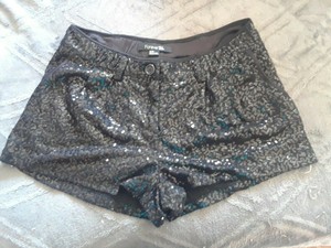 black sequin shorts forever 21
