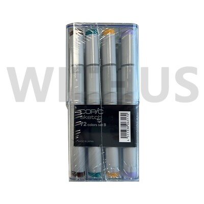 COPIC Sketch Marker Set – 72 Farben, Mit Brush- Und Breitspitze, Nachfüllbar, Im Acryl-Display