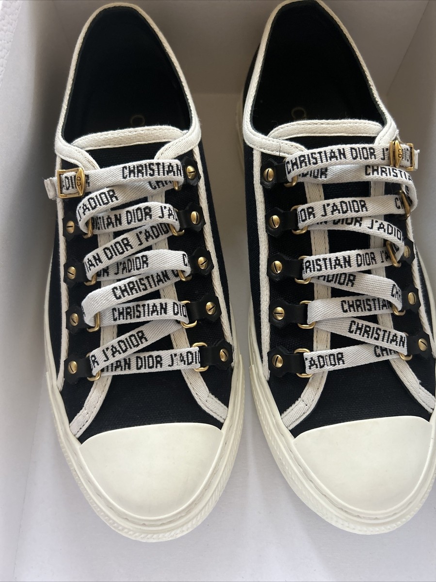 Christian Dior Sneakers - Walk'n'Dior Black Cotton Canvas