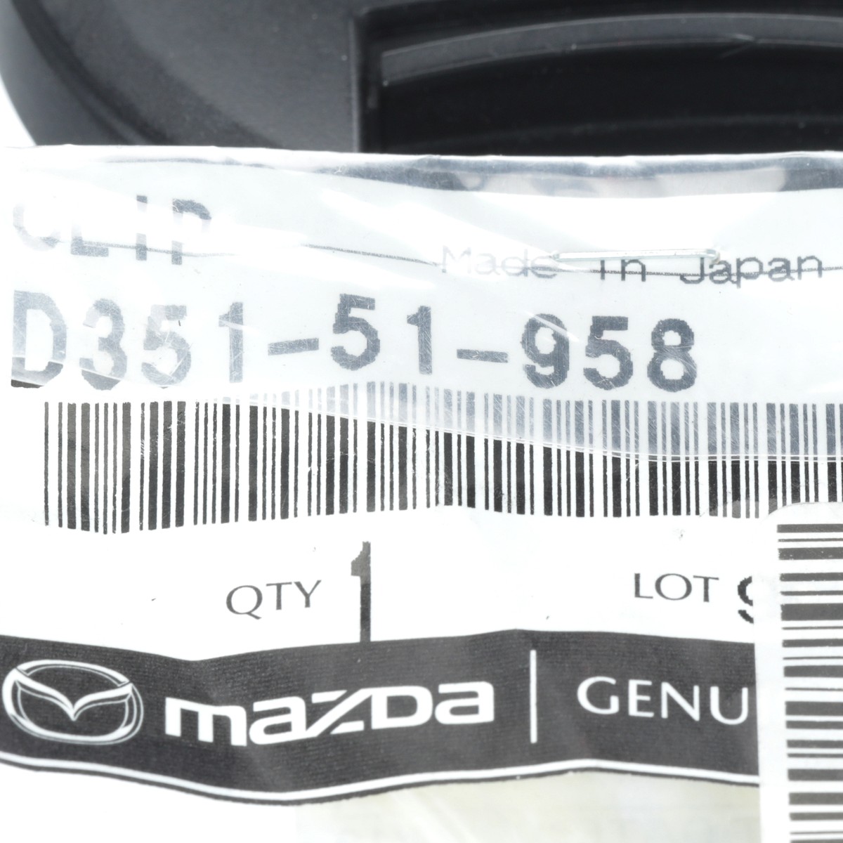 Mazda OEM 10-13 3 Lift Gate-spoiler Assembly Clip D35151958 for Mazda OEM 10-13 3 Lift Gate-spoiler Assembly Clip D35151958 for