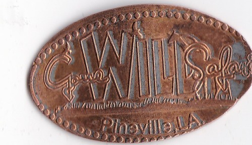Elongated Souvenir Penny: Gone WILD Safari  Pineville, LA  Z  454 - Afbeelding 1 van 2