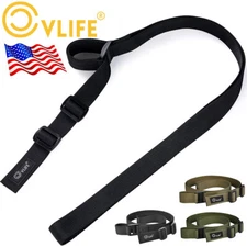 Tactical 2 Point Sling Military Nylon Adjustable Rifle Gun Sling Strap 3 Colors
