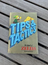 Tips & Tactics strategy guide instructions book Legend of Zelda with map Rare