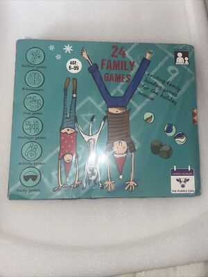 NEU 2022 Adventskalender FAMILIENSPIELE von Die lila Kuh. 24 Versiegelt