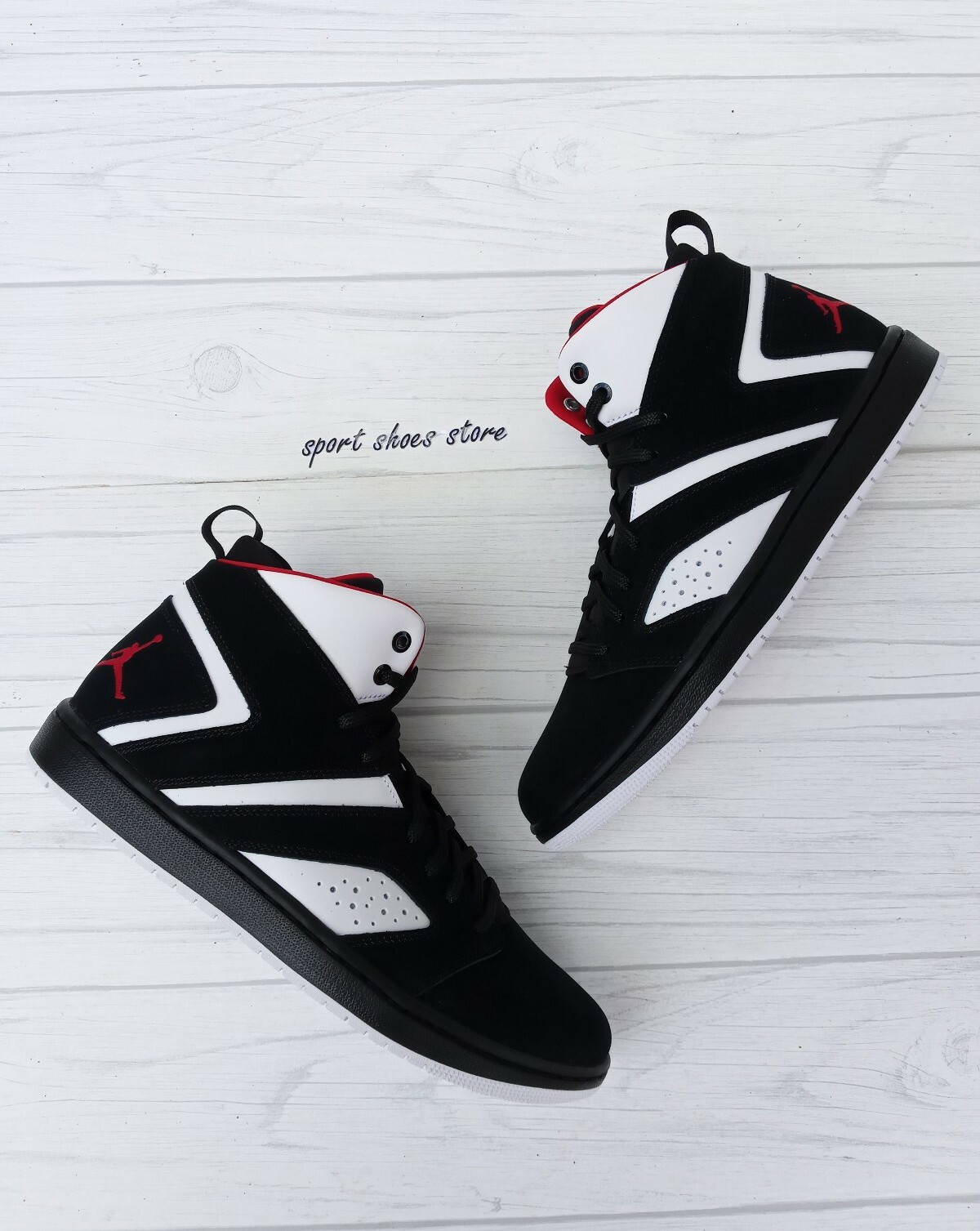nike air jordan flight legend black red white
