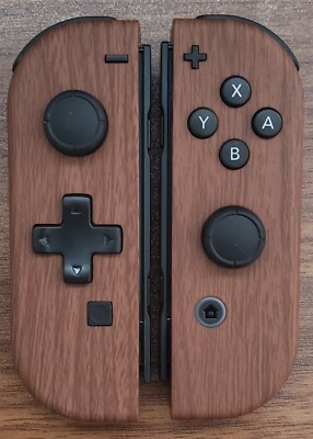 Custom New Nintendo Switch Wood Joy Con Controllers with or without D-pad!