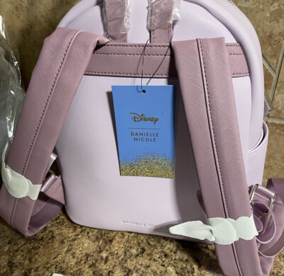 Danielle Nicole Frozen Backpack - Pink and White Danielle Nicole - Disney Frozen Mini Backpack – Pins N More main image 4