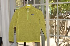 Patagonia Sweater Kids M/10 outdoor half zip lightweight Better Sweater 