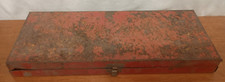 Vintage Indestro Mpi 16 Piece Socket Set Metal Case Only No Sockets Vintage Indestro Mpi 16 Piece Socket Set Metal Case Only No Sockets