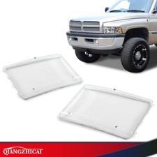 1pair Fit For 94-2002 Dodge Ram 1500 2500 3500 Headlight Lens Light Clear Cover
