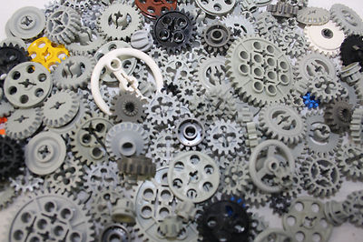 Lego  Technic 50 Stück Zahnräder Schwungräder Umlenkrollen Technik Sammlung 
