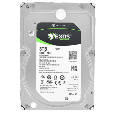 Seagate Exos ST8000NM0055 8TB SATA III 256MB Cache 7200Rpm 3,5'' Inch