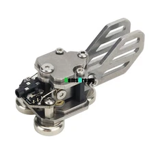 HamGeek Stainless Steel CW Morse Key Portable Paddle Key (Trade Edition)