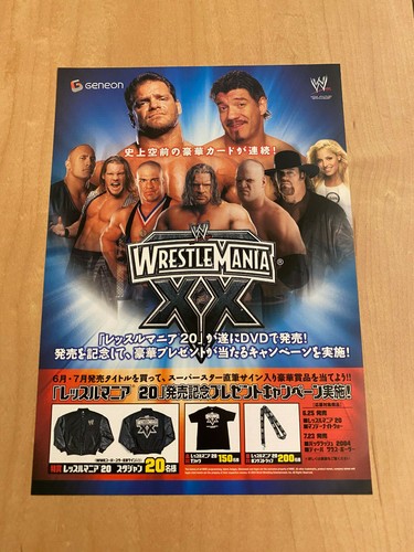 The ROCK Dwayne Johnson Japan flyer x11 WWE WWF Scorpion King 2002-2019 $19.99! - Picture 11 of 12