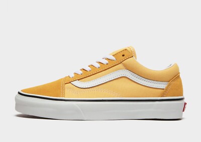 Original Vans Old Skool UA Leather  (Damen UK Größe 4 EUR 36,5) Flachs / Weiß