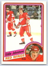 1984-85 O-Pee-Chee Eddie Johnstone Detroit Red Wings #55