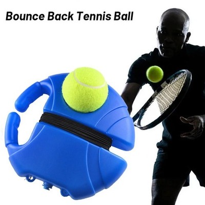 Bounce Back Tennis Ball with 1 Base and 1 Ball For Beginners Sport Exercise B4C8