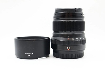 Fujifilm Fujinon Fuji XF 50mm f/2 R WR Black Lens
