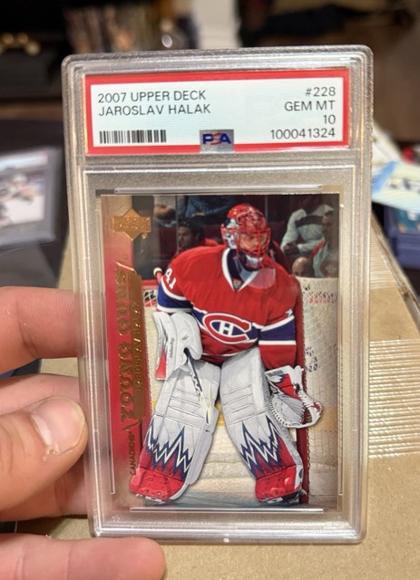 2007 Upper Deck #228 Jaroslav Halak Young Guns Rookie RC PSA 10 LOW POP!!
