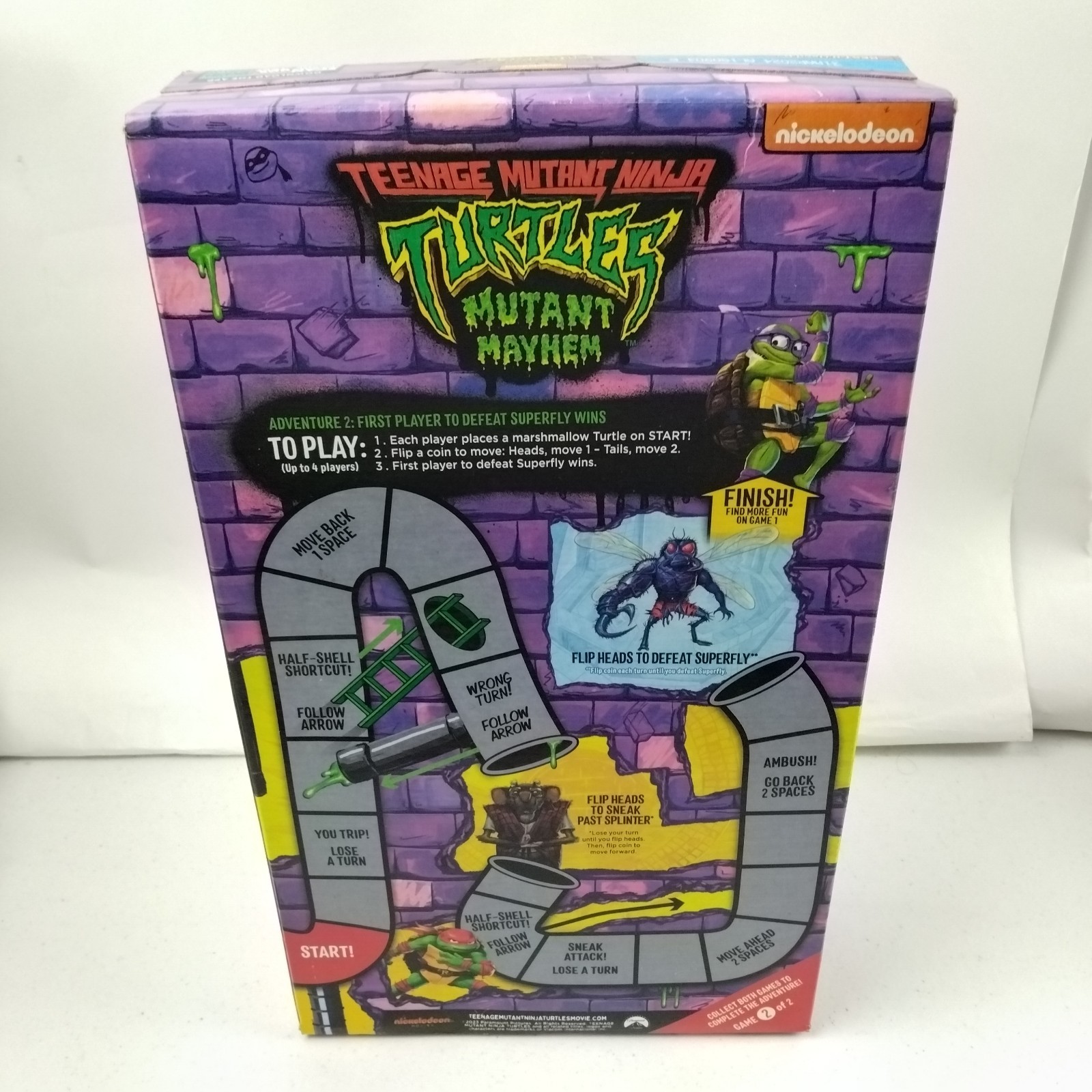Teenage Mutant Ninja Turtles Collectible Mutant Mayhem Cereal Box 2023 Sealed 