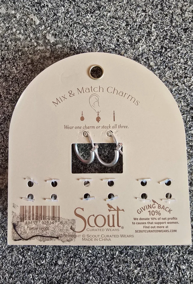 Sterling Silver Dipped Interchangeable Charm Earrings Set Turquoise Boho Dangle - Image 3 of 3