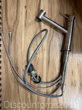 Franke STL-PO-304 Steel 1-Hole Pull-Out Kitchen Faucet   DISPLAY MODEL