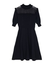Valentino Lace Dress M Black 5ET0374 127533152