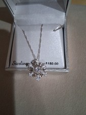 Sterling Silver Snowflake Necklace