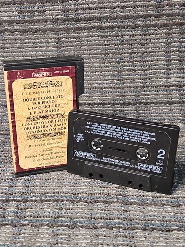 C P E Bach Doppelkonzert Kassette Ampex - Bild 5 von 6