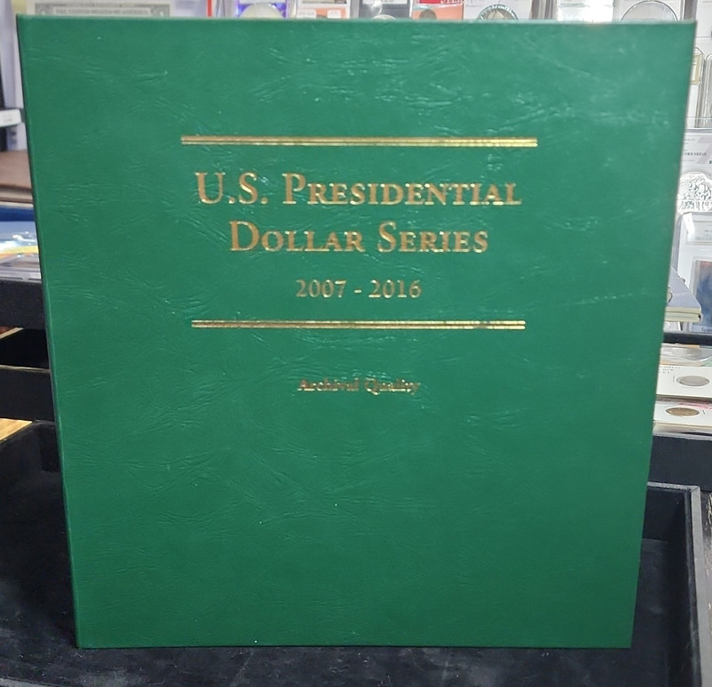 Littleton U.S. Presidential Dollar Album 2007-2016- With 81 Coins Total