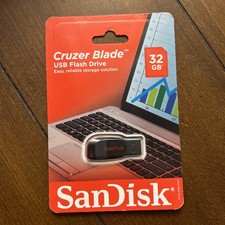 NEW SanDisk SDCZ50-032G-A46 Cruzer Blade USB Flash Drive 32 GB 32GB flash