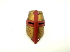 Mythic Legions MAGNUS GOLD HELMETED HEAD Knight Four Horsemen 4H Armor Part
