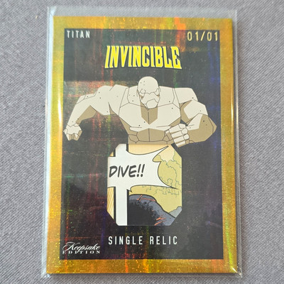 Invincible Keepsake Edition Titan Single Relic Karte 466 1/1