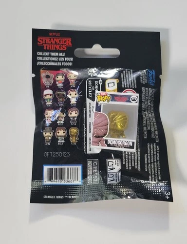 Funko Bitty Pop Demogorgon Gold 1:32 Chase Stranger Things